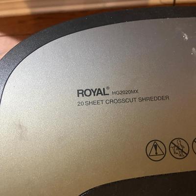 Royal Paper Shredder (2KD-MG)