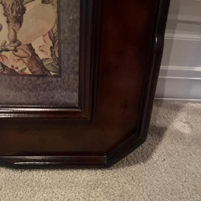 Wooden Framed Bird Art (2DR-MG)