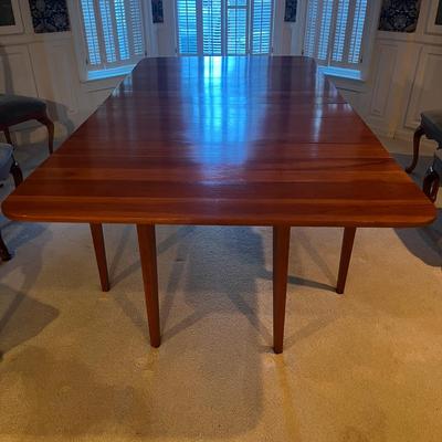 Large Wooden Drop Leaf Dining Table (2DR-MG)