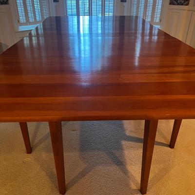 Large Wooden Drop Leaf Dining Table (2DR-MG)