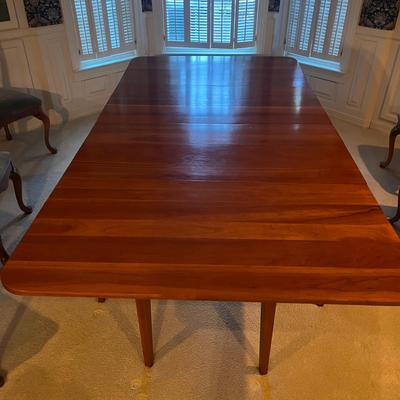Large Wooden Drop Leaf Dining Table (2DR-MG)
