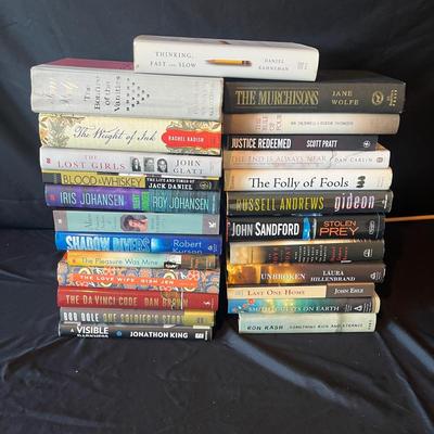 Hardback Novels by Brown, Hillenbrand, King & More (2S-MG)