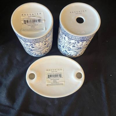 Kassitex Ceramic Bathroom Accessories & Mirror (2D-MG)