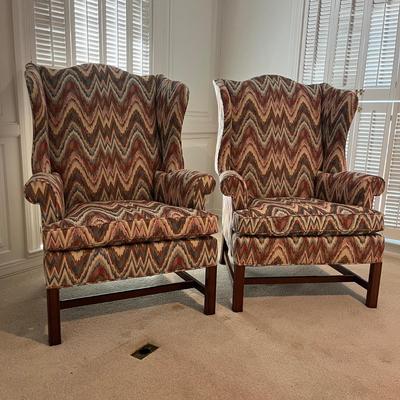 Two Fairington Chippendale Style Chairs (2D-MG)
