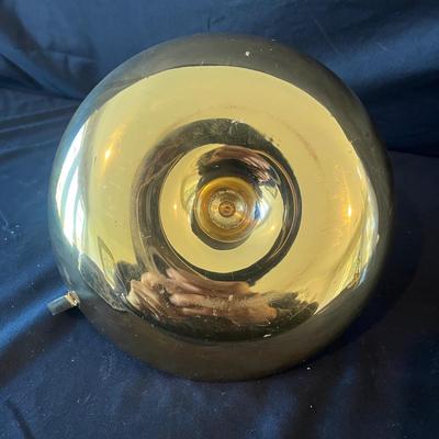 Three Brass Candleholders With Ceramic Bowl & Dish (2D-MG)