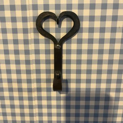 Decorative Folk Art Brooms, Cotton Wreath & Iron Hook (2KD-MG)