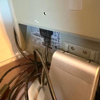 HP desktop computer with printer