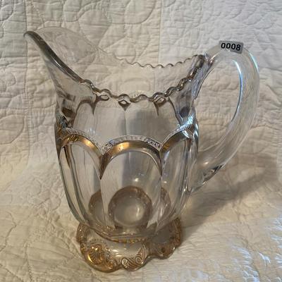 EAPG Gold pitcher/creamer
