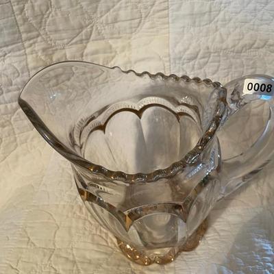 EAPG Gold pitcher/creamer
