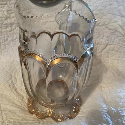 EAPG Gold pitcher/creamer
