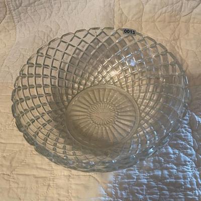 Anchor Hocking Waterford waffle depression glass