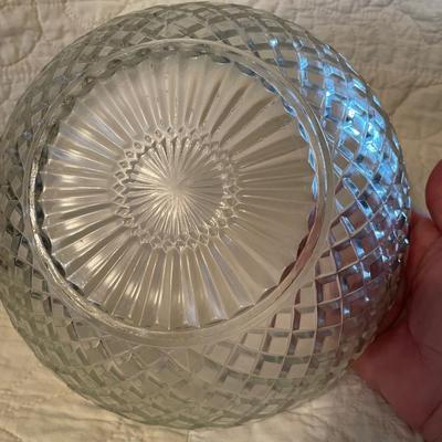 Anchor Hocking Waterford waffle depression glass