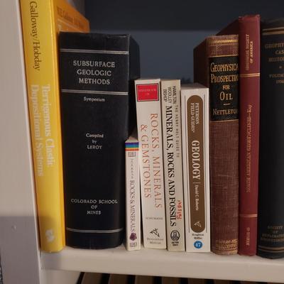 Vintage and Modern Geology Themed Book Lot (2S-KD)