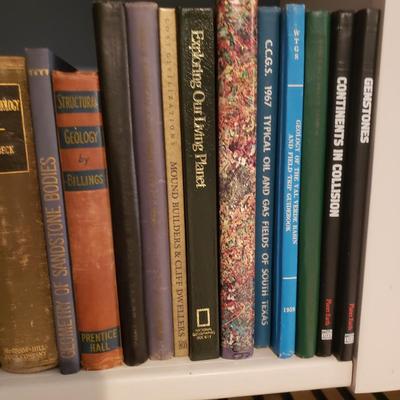 Vintage and Modern Geology Themed Book Lot (2S-KD)