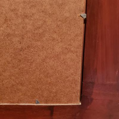 Vintage Wooden Chippendale Mirror (3PB-KD)