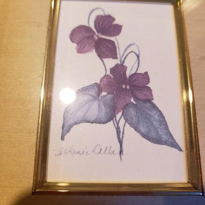 Four A. Renee Dellar Violet Prints (3PB-KD)