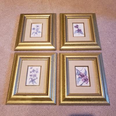 Four A. Renee Dellar Violet Prints (3PB-KD)