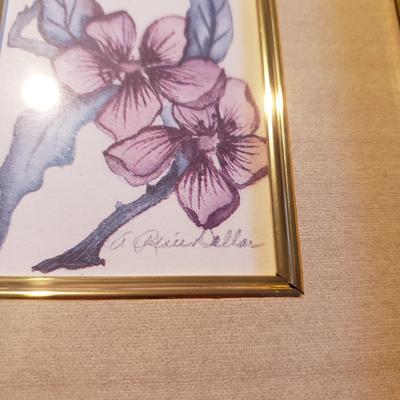 Four A. Renee Dellar Violet Prints (3PB-KD)