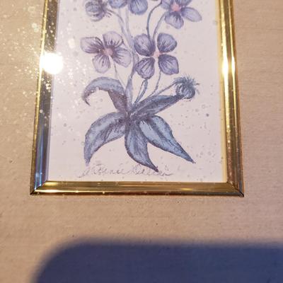 Four A. Renee Dellar Violet Prints (3PB-KD)