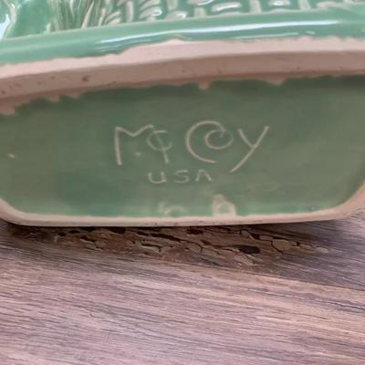 McCoy USA Green stork planter