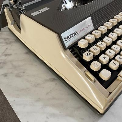 Vintage Brother Portable Typewriter with Carrying Case