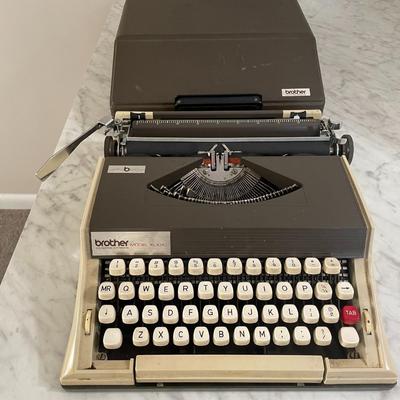 Vintage Brother Portable Typewriter with Carrying Case