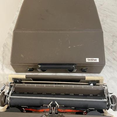 Vintage Brother Portable Typewriter with Carrying Case