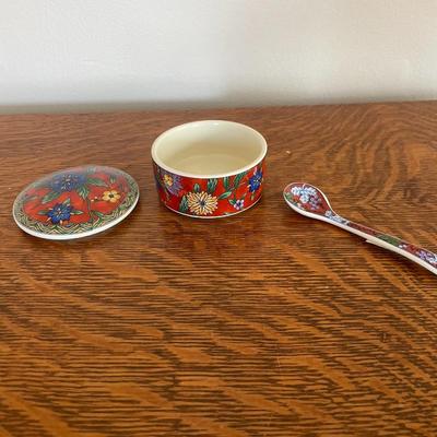 Vintage Japanese Porcelaine Sugar Bowl