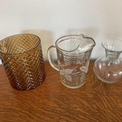 Lot of Glass Decorative Items