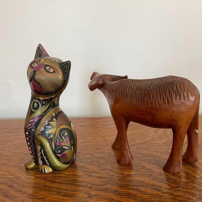 Hand Carved Vintage Decorative Figurines.