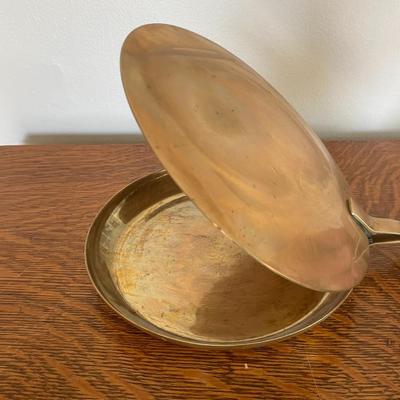 Vintage Brass Silent Butler Ashtray