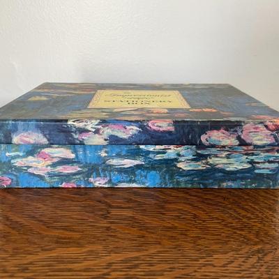 The Impressionist Stationery Box 1998 Watercolors Paper Notlets and Envelopes