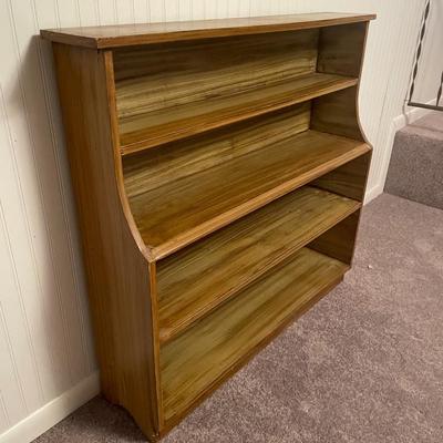 Light Wood 4 Tier Bookshelf