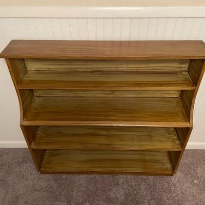 Light Wood 4 Tier Bookshelf