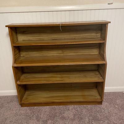 Light Wood 4 Tier Bookshelf