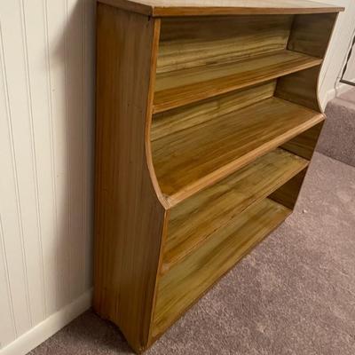 Light Wood 4 Tier Bookshelf