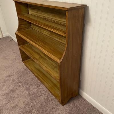 Light Wood 4 Tier Bookshelf