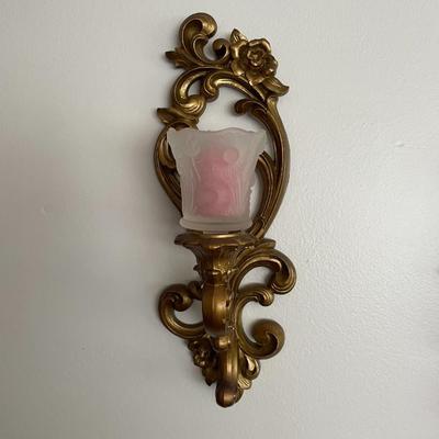 Homco Sconce Set