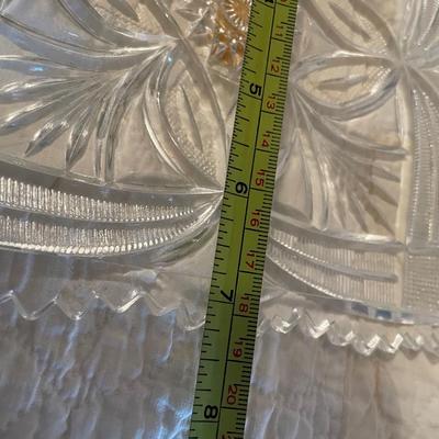 Beautiful sawtooth edge plate