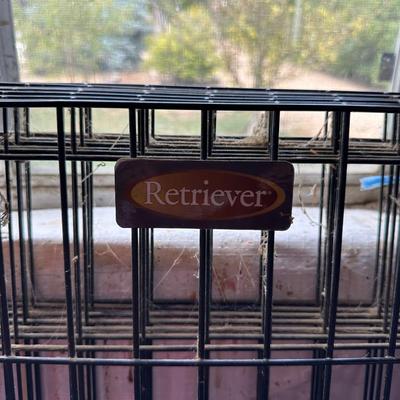 2 LARGE FOLDING DOG KENNELS