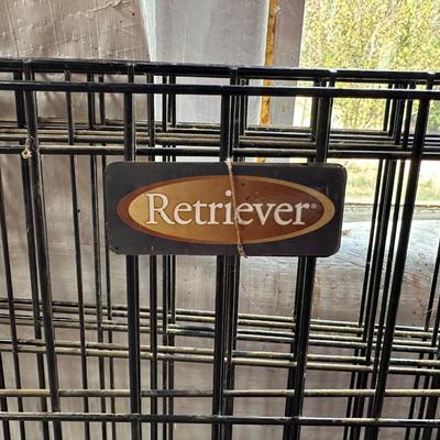 2 LARGE FOLDING DOG KENNELS