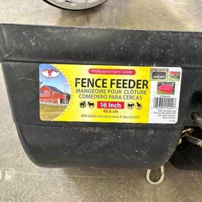 HEAT LAMPS AND FENCE FEEDERS