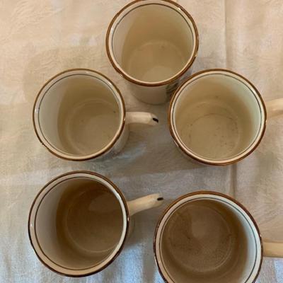 Vtg Gray’s pottery Stoke-on-Trent 5-cup set