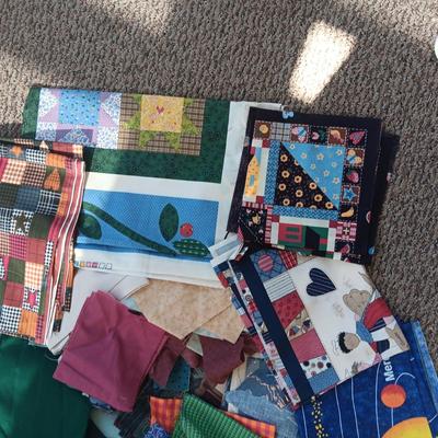 VARIETY OF SEWING MATERIAL
