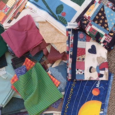 VARIETY OF SEWING MATERIAL