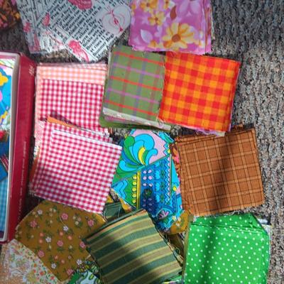 1960'S SEWING MATERIAL BLOCKS, KITS AND PATTERNS