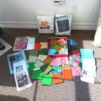 1960'S SEWING MATERIAL BLOCKS, KITS AND PATTERNS