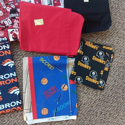 OK SOONERS, DENVER BRONCOS AND MORE SEWING MATERIAL