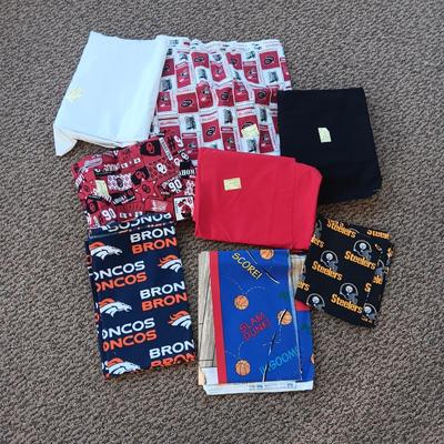 OK SOONERS, DENVER BRONCOS AND MORE SEWING MATERIAL