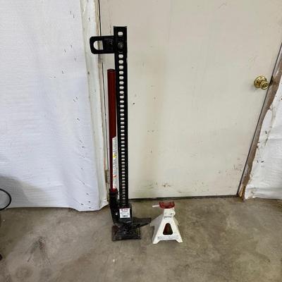HI-LIFT MODEL HL 484 JACK AND A JACK STAND